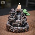 iBis_ Resin Luxury Interior Decorate Multi Style Waterfall Backflow Incense Burner (အိမ်အလှဆင် ရေတံခွန်အမွှေးတိုင်ပန်းပု). 
