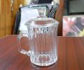 3" x 3.5" Glass Water /Coffee Cup  ( အဖုံးပါဖန်ခွက်အကြီး ). 