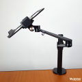 Laptop / Monitor Mount (Height Adjustable Stand, 2 in 1 Table Mount). 