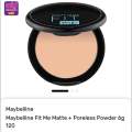 Maybelline Fit Me Matte+Poreless Powder 120. 