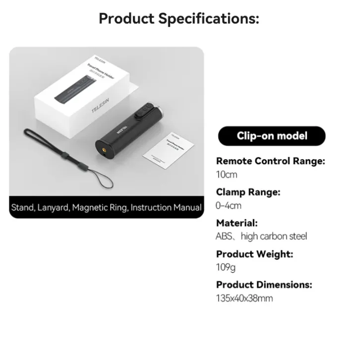 (Preorder)%20Telesin%20Travel%20Phone%20Holder%20Magnetic%20/%20Phone%20Clip%20version%20with%20Remote%20Contro%20-%20Image%2010