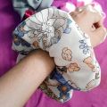 ခေါင်းစည်းကြိုး Colorful Hair Band Scrunchies Hair Band 3pcs set. 