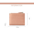Crocodile Pattern PU Leather Small Wallet (David Jones). 