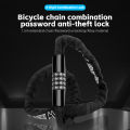 (Preorder)Portable Motorcycle Chain Lock Durable Wear-resistant Anti-theft Zinc Alloy Equipment Gembok KATA Sandi Electric Bicycle စက်ဘီးသော့. 