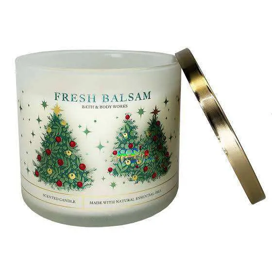 (Preorder)Bath%20and%20Body%20Works%20FRESH%20BALSAM%201-Wick%20Candle%20411g.%20-%20Image%202