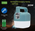 Rechargeable Emergency Flashing Lamp Light. 