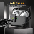 (Preorder)Sanptoch Lock Switch Case,For Airpods 4/Pro2/Pro/3rd/2/1 Military Armor Shockproof Wireless Earphone Full Cover with Keychain. 