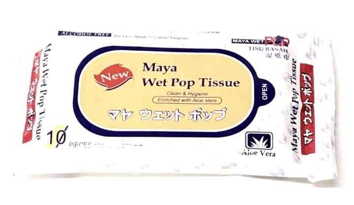 Maya Wet Pop Tissue 10S