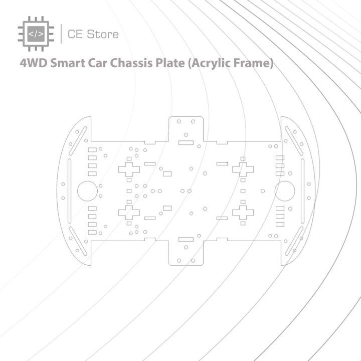4WD%20Smart%20Car%20Chassis%20Plate%20(Acrylic%20Frame)%20-%20CE%20Store%20-%20Image%203