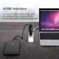 Hoco HB1 multi USB Hub 2.0 x 4 ports USB interface. 
