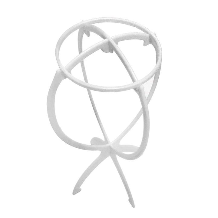 Women Adjustable Wig Stand Foldable Durable Plastic Display Holder Racks