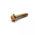 10 [၁မတ်] (#M6) ကော်လံနပ်တိုင်+ခေါင်း Cross Hexagon Head With Flange Bolt+ Flange Nut. 