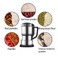 Coffee Grinder Electric, Coffee Bean Grinder Electric Mill Spice Grinder, Low Noise, 400W Powerful Stainless Steel Blade, Cord Stora(Crusher). 