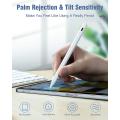 Stylus Pen for iPad, iPad Pencil 2nd Generation with Palm Rejection, Compatible with 2018-2022 iPad 6/7/8/9 iPad Air 3/4/5 iPad Pro 11''& 12.9'' iPad Mini 5/6, Smart Bluetooth Pen for Writing Drawing. 