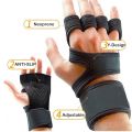Half-Finger Gloves With Wrist Support/Weight Lifting Hand Gloves. 