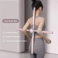 stainless steel Open Back Cross Body Building Stretching Tool Hunchback Body back posture corrector Yoga Stick. 