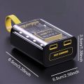3*18650 Battery Charger Case DIY Power Bank Box Fast Charge 5V 2A Double USB Output Battery Storage Box With LED Night Light. 