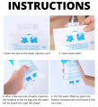 Reusable Ice Pack 10 Pcs, Water Injection Ice Bag, For Food  Vegetable  Cold Compress Injuries, 200ml/400ml Size. 