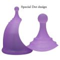 Anytime Women  Silicone Anti Leakage Menstrual Period Cup S purple. 