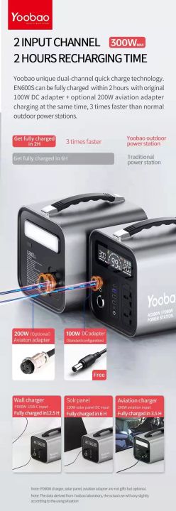 Yoobao%20EN600S%20135200mah%20Power%20Station%20Portable%20Generator%20AC600W%20PD60W%20-%20Image%208
