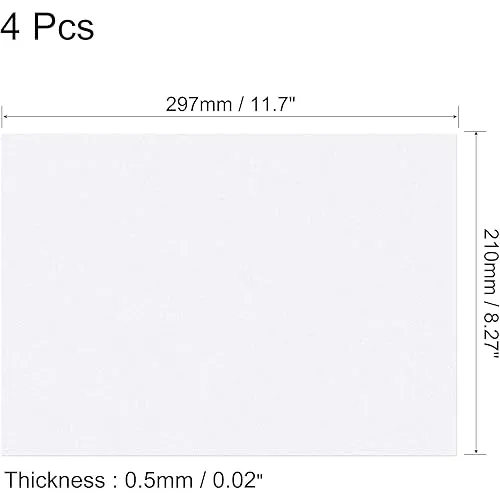(Preorder)%20Uxcell%20Lighting%20Gel%20Sheets,%20Matte%20Translucent%20PVC%20Sheets%20(4%20Packs)%20-%20Image%203