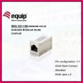 221159 PREMIUM CAT.5E SHIELDED MODULAR INLINE COUPLER. 