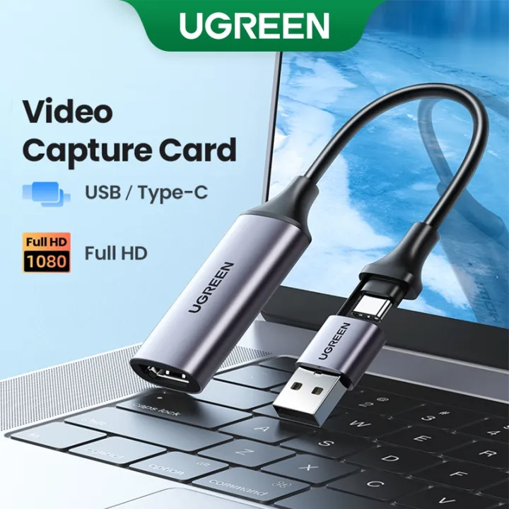 (Preorder) Ugreen 4K Video Capture Card HDMI to USB Type-C HDMI Video ...