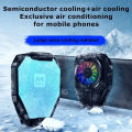 iBis_ MEMO DL06 ABS Mobile Phone Cooler Ice cool Fan Gaming Accessories Game Cooler for PUBG for IOS Android Type-C System Back-clip Cooling Fan Radiator (ဂိမ်းဆော့ပန်ကာ). 