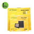 iBis_Jfresh JFS-SS60 IP67 60W Solar Rechargeable Light Lamp with Solar Panel (ဆိုလာဗန်းပါမီးဗန်း). 