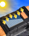 Powerful Solar LED Flashlight USB Rechargeable Torch With COB Work Light 4 Gear Lantern Outdoor Power Bank Solar Light. 