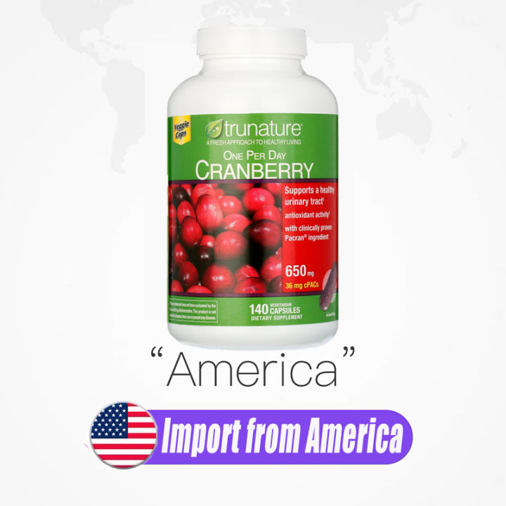 (Preorder)trunature%20Cranberry%20650%20mg%20140%20Vegetarian%20Capsules%20Cranberry%20-%20Image%204