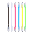 New Design Luminous Light Spinning Pen Finger Rotating Pen Competition Skill Rotating Pen Aluminum Alloy LED Highlight Luminous Pen Head Skin-Friendly Anti-Slip Pen. 
