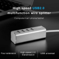 Hoco HB1 multi USB Hub 2.0 x 4 ports USB interface. 