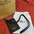 Coach Lanyard ID Card 100% Authentic. 