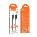USB-C cable Hoco '' X115 '' 60W Type-C/Type-C 1m black. 