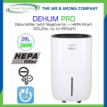 DEHUM PRO | Dehumidifier with Air Purification  20L/Day, 280W , Up to 400sqft, HEPA Filter & Ionizer. 