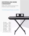 E Piano & Keyboard Double X Stand. 
