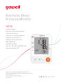 Digital Blood Pressure Monitor YE670A (Arm Type). 