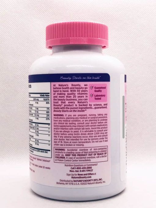 Nature's%20Bounty%20Hair%20Skin%20and%20Nails%205000%20mcg%20of%20Biotin%20-%20250%20Liquid%20Softgels%20Extra%20Strength%20-%20Image%204