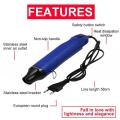 Tech Infinite 220V Hot Air Blower DIY Soldering Temperature Blower Electric Power Hot Dryer Mini Heat Blower For Crafts Shrink Tubing Car Wrap. 