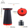 Portable, Foldable Chair Telescopic Round Portable Retractable Plastic Camping Gardening Folding Stool (ဘက်စုံသုံးခေါက်ထိုင်ခုံ). 