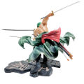 (Preorder) One Piece Figure 3 Pieces Luffy 10cm Roronoa Zoro Anime Figure Highest Anime Cartoon PVC Model Toys for Children ကလေးကစားစရာအရုပ်. 