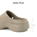 (Preorder) Hello Polo sandals, big toe shoes, 3.6 cm thick heels, soft shoes like stepping on poop, lightweight, non-slip, all occasions, women, suitable for the season HP8020  အမျိုးသမီးစီးကွင်းထိုးဖိနပ်. 