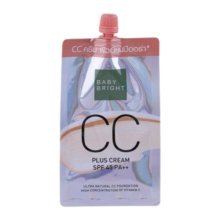 6pcs - Baby Bright_CC Plus Cream SPF45 PA++ 7g
