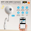 Tuya Wifi USB Mini Camera 3MP Advanced Security Camera With Motion Detection And Two-Way Audio HD Camera. 