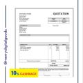Price Quotation Excel Template / Template Excel Quotation Harga / Sebutharga ( Rancangan Perniagaan). 