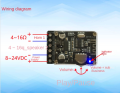 XY-P15W Dual Channel Stereo Bluetooth 5.0 30W+30W audio High Power Amplifier Board DC 8V-24V. 