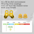 Sleep Noise Reduction Earplugs Silicone Black Sleep Soundproof Memory Foam Tapones Oido Ruido Anti Snoring Ear Protection Plugs. 