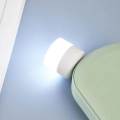 USB Plug Lamp LED Book Eye Protection Round Reading Night Light. 