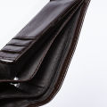 BOSTANTEN short men's wallet, large capacity, durable leather, classic, genuine men's wallet. အမျိုးသားသုံးပိုက်ဆံအိတ် (Preorder). 